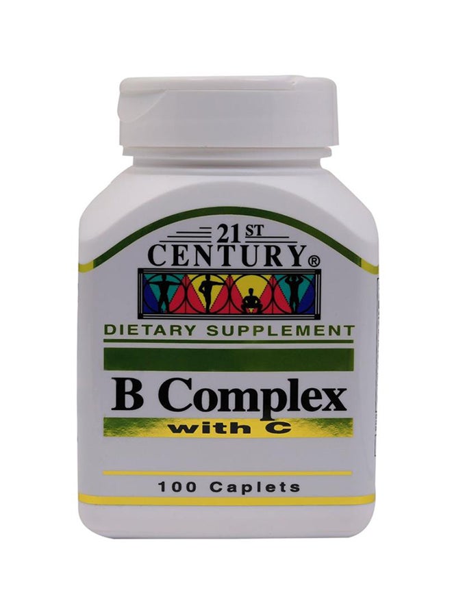 القرن الحادي والعشرون فيتامين بى المركب مع فيتامين سى 100 كبسولة - Image 1